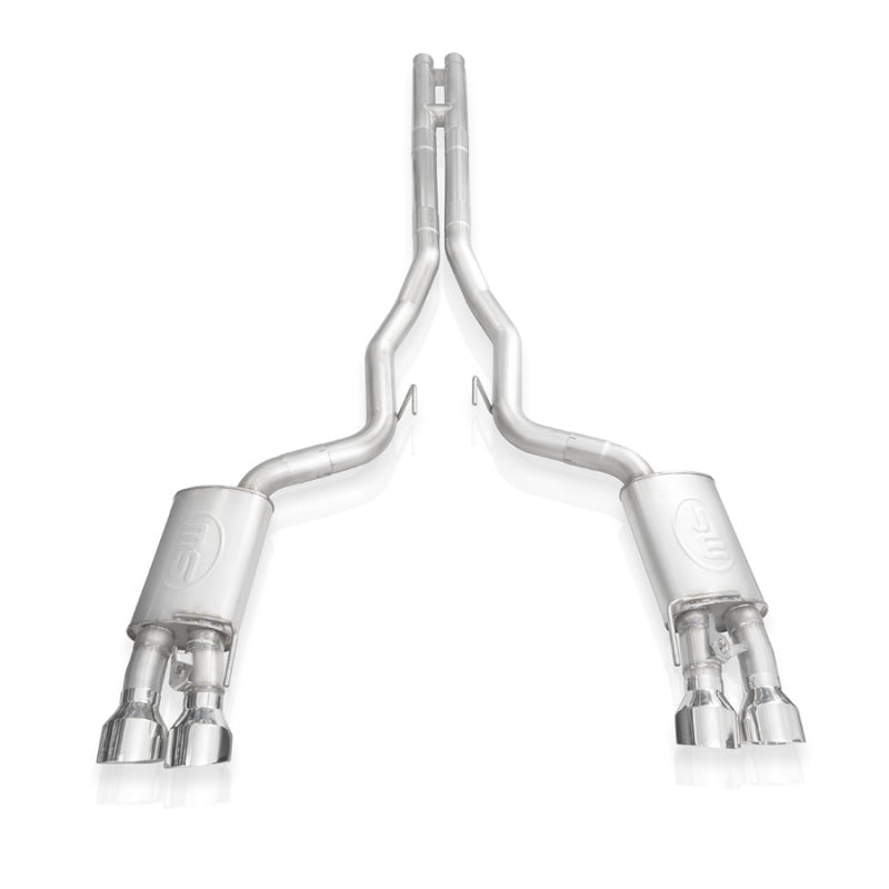 Stainless Works 2020 Ford GT500 Legend Catback H-Pipe Exhaust Factory Connect - Polished Tips-Stainless Works-797 Offroad