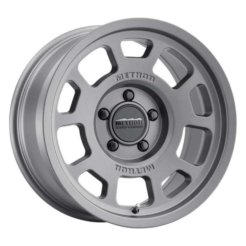 Method MR705 17x8.5 +25mm Offset 5x5 71.5mm CB Titanium Wheel