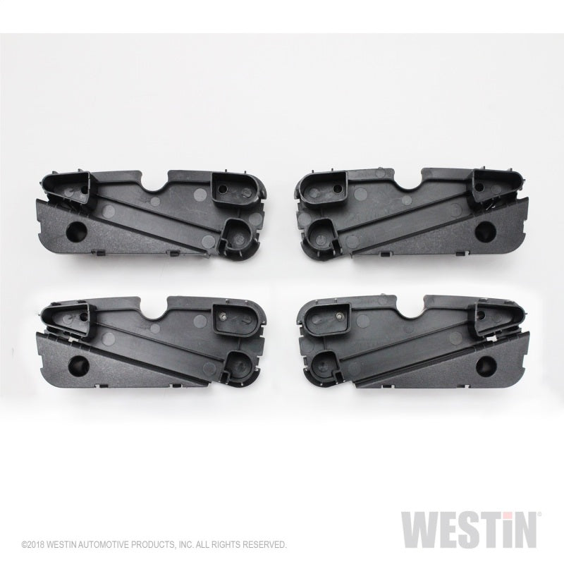Westin R5 LED Light Kit - 4 End Caps Integrated LED Lights w/ Wiring Harness - Black