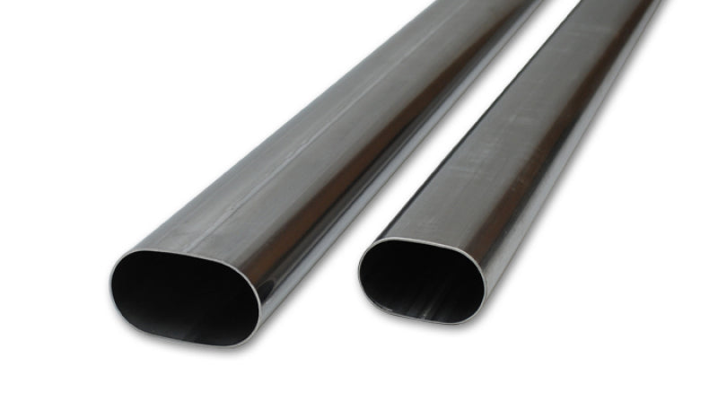 Vibrant 3.5in Oval (Nominal Size) T304 SS Straight Tubing (16 ga) - 5 foot length-Vibrant-797 Offroad