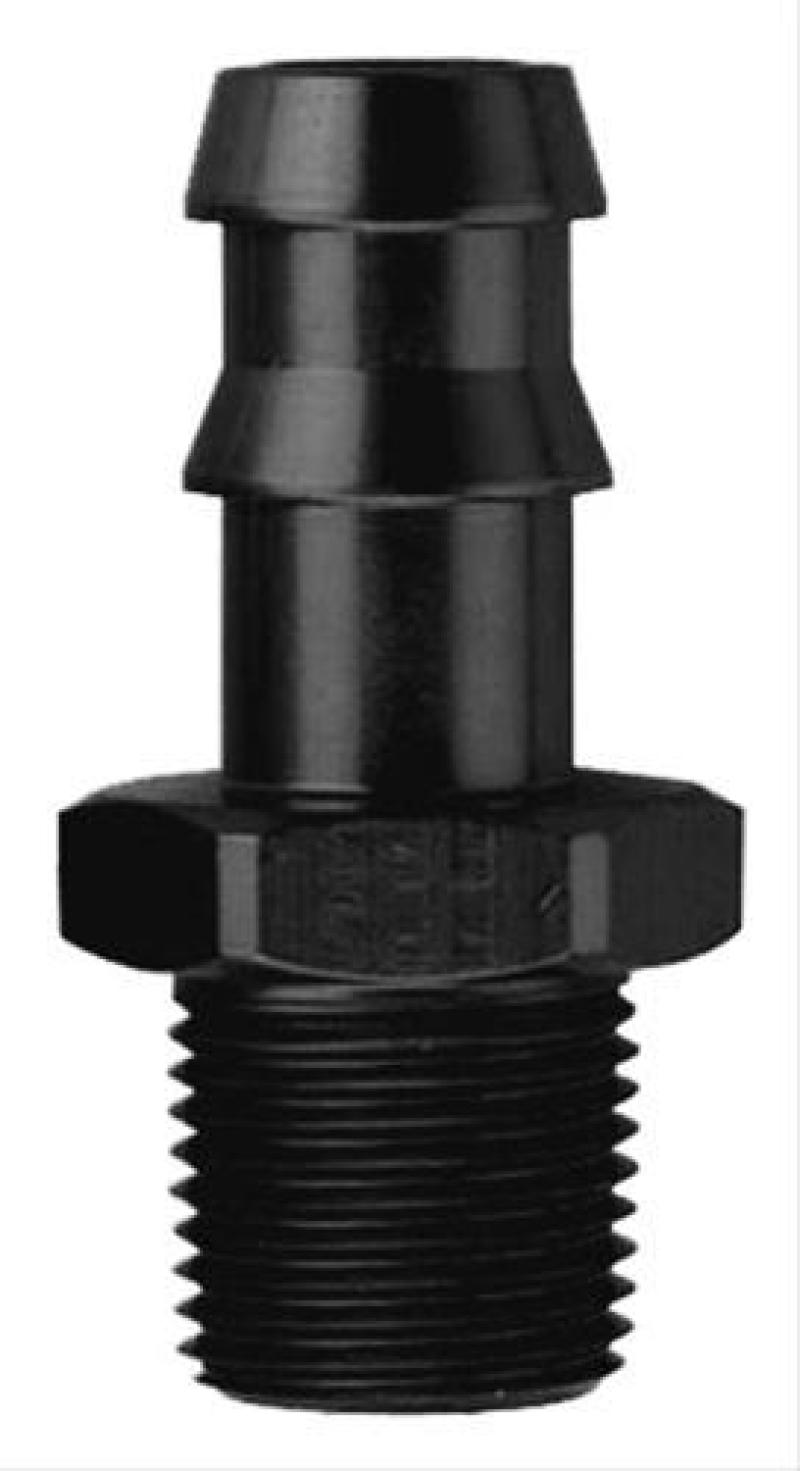 Fragola 1/4 Hose Barb x 1/8 NPT - Black