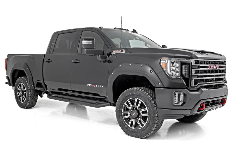 EGR 2020 GMC Sierra HD Bolt-On Style Black Fender Flare - Set