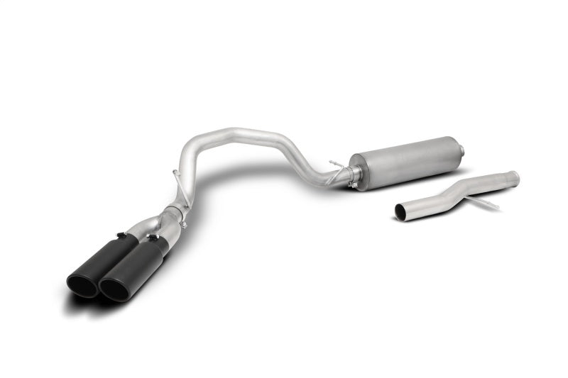 Gibson 21-22 Yukon/ Tahoe 5.3L Black Elite Cat-Back Dual Sport Exhaust System - Stainless