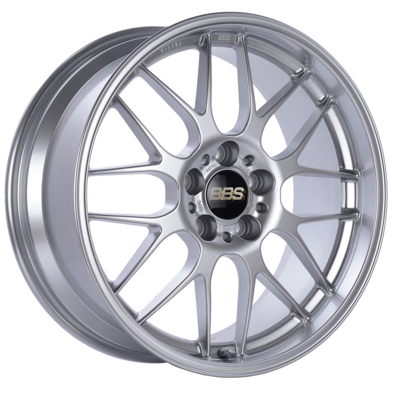 BBS RG-R 18x8.5 5x120 ET22 Diamond Silver Wheel -82mm PFS/Clip Required