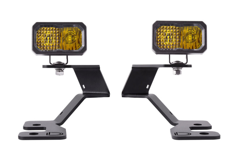 Diode Dynamics 2021 Ford Bronco Sport Stage Series 2in LED Ditch Light Kit - Sport Yellow Combo