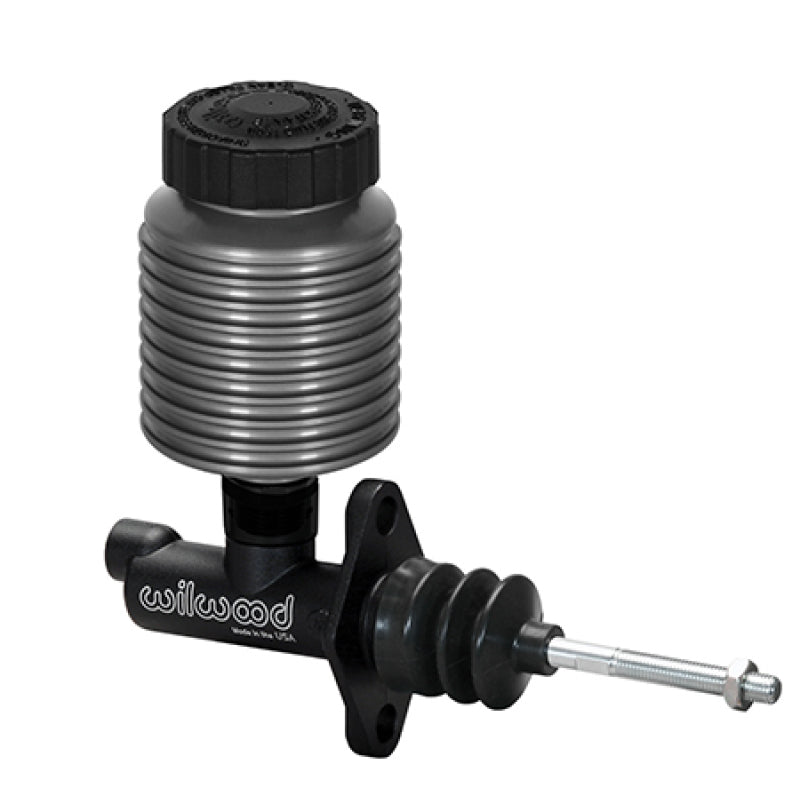 Wilwood Compact Remote MC w/ Direct Mount LW Anodized Billet Alum. Reservoir - 1.12 Bore 1/8-27 NPT