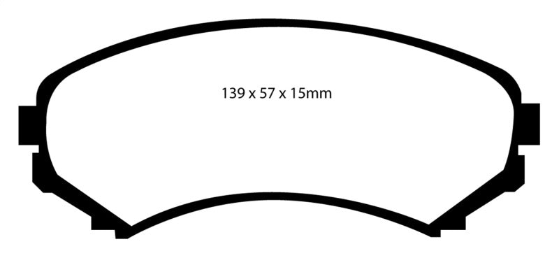 EBC 02-03 Honda Passport 3.2 Greenstuff Front Brake Pads