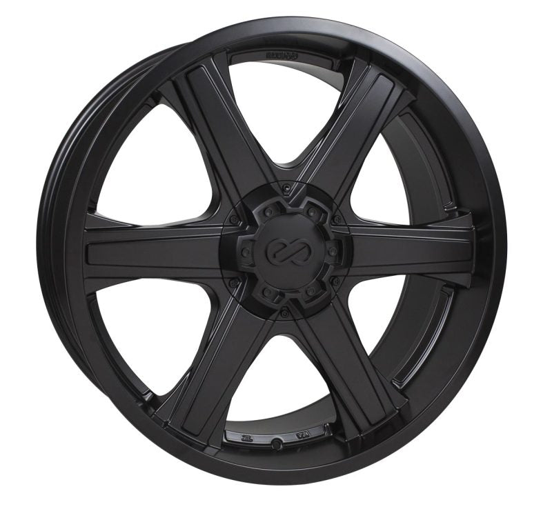 Enkei BHAWK 22x9.5 6x139.7 30mm Offset 78mm Bore Black Wheel