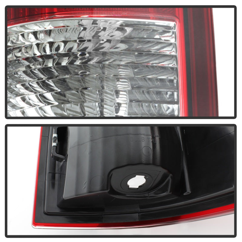 xTune Dodge Ram 1500 09-16 LED Tail Lights Incandescent Model Only - Red Clear ALT-ON-DR09-LBLED-RC