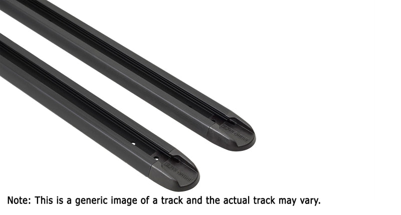 Rhino-Rack RTV Tracks w/Hardware & End Caps - 50.4in - Pair