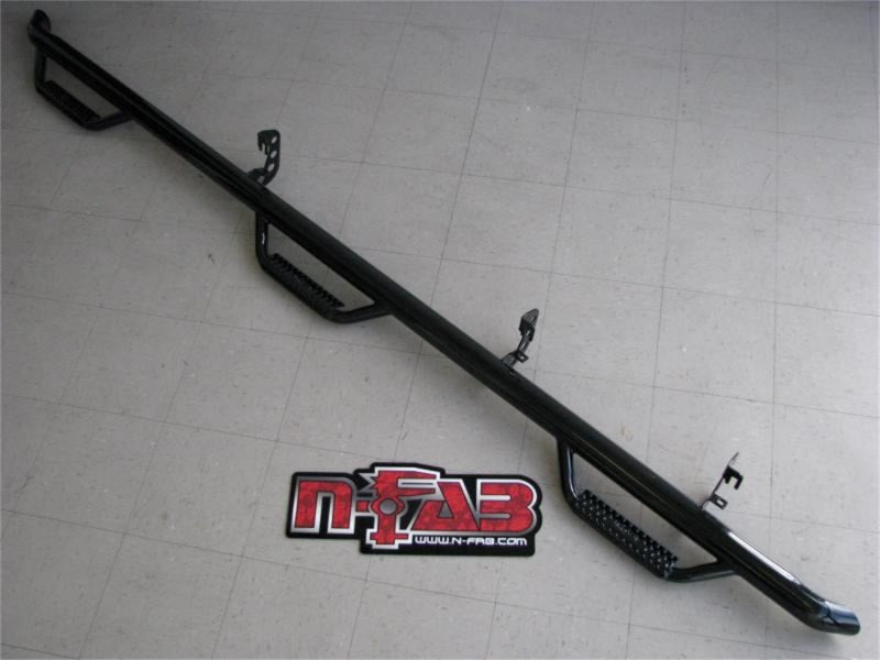 N-Fab Nerf Step 99-16 Ford F-250/350 Super Duty Crew Cab 6.75ft Bed - Tex. Black - Bed Access - 3in