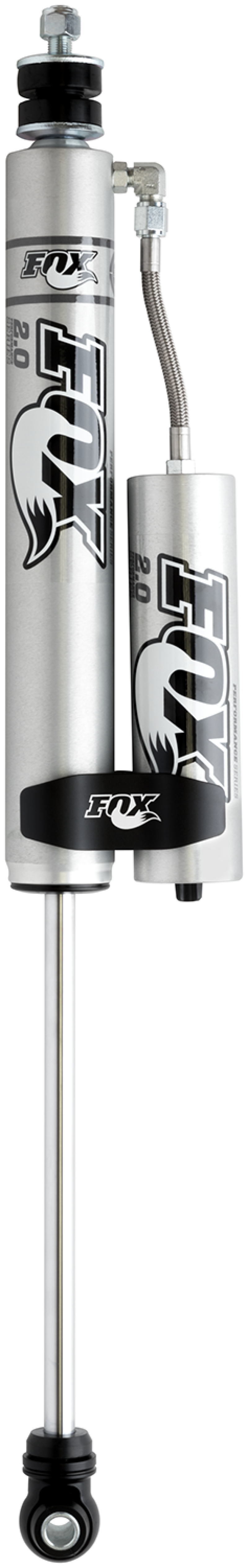 Fox 05+ Ford SD 2.0 Performance Series 8.6in. Smooth Body Remote Res. Front Shock / 0-1.5in. Lift