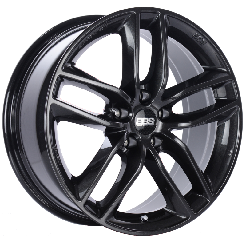 BBS SX 19x8.5 5x120 ET32 Crystal Black Wheel -82mm PFS/Clip Required