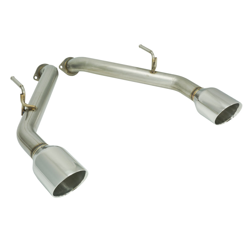 Remark 2014+ Infiniti Q50 Axle Back Exhaust w/Stainless Steel Double Wall Tip