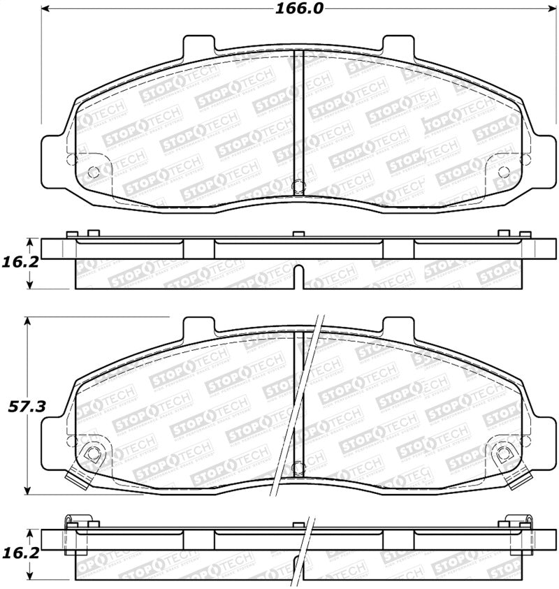 StopTech Street Select Brake Pads