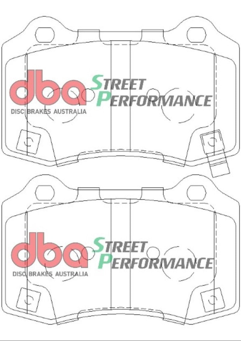 DBA 11-22 Jeep Grand Cherokee SP Performance Front Brake Pads