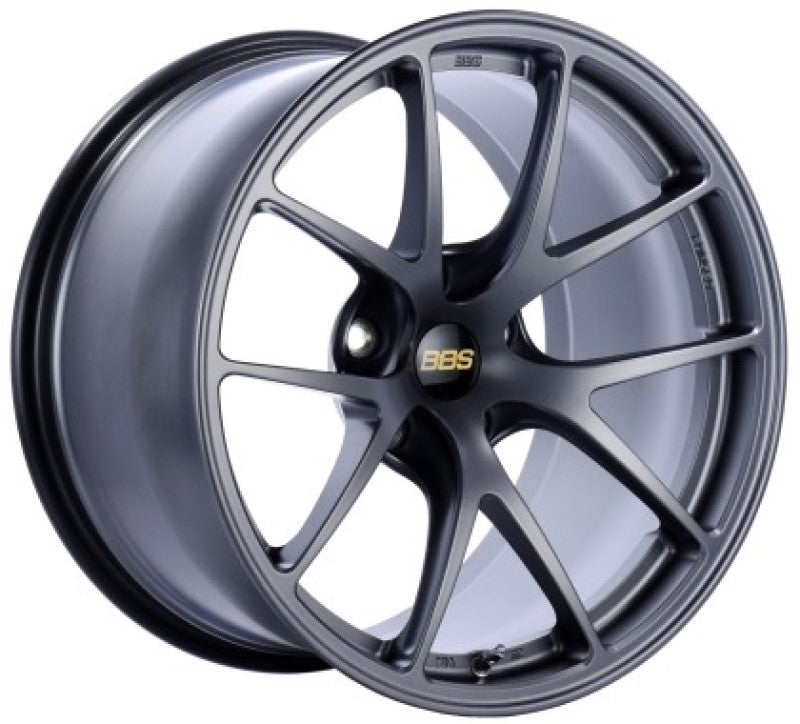 BBS RI-A 18x9.5 5x120 ET23 Matte Gray Wheel -82mm PFS/Clip Required