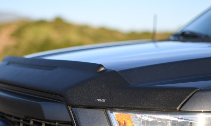 AVS 16-18 Nissan Titan XD Aeroskin II Textured Low Profile Hood Shield - Black-AVS-797 Offroad
