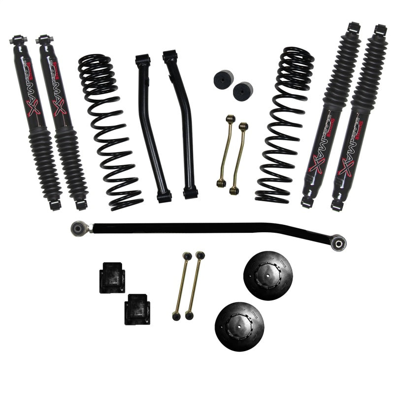 Skyjacker 2020 Jeep Gladiator JT - Rubicon Suspension Lift Kit 3.5in Fr 2in Rr w/ Black Max Shocks