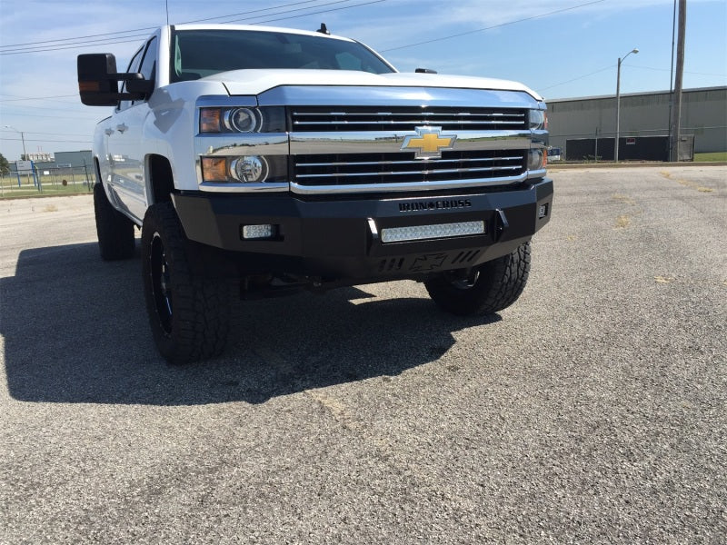 Iron Cross 07-13 Chevrolet Silverado 1500 Low Profile Front Bumper - Gloss Black