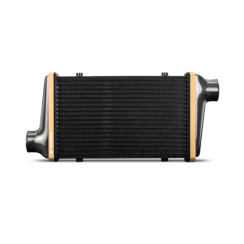 Mishimoto Universal Carbon Fiber Intercooler - Matte Tanks - 600mm Silver Core - C-Flow - GR V-Band