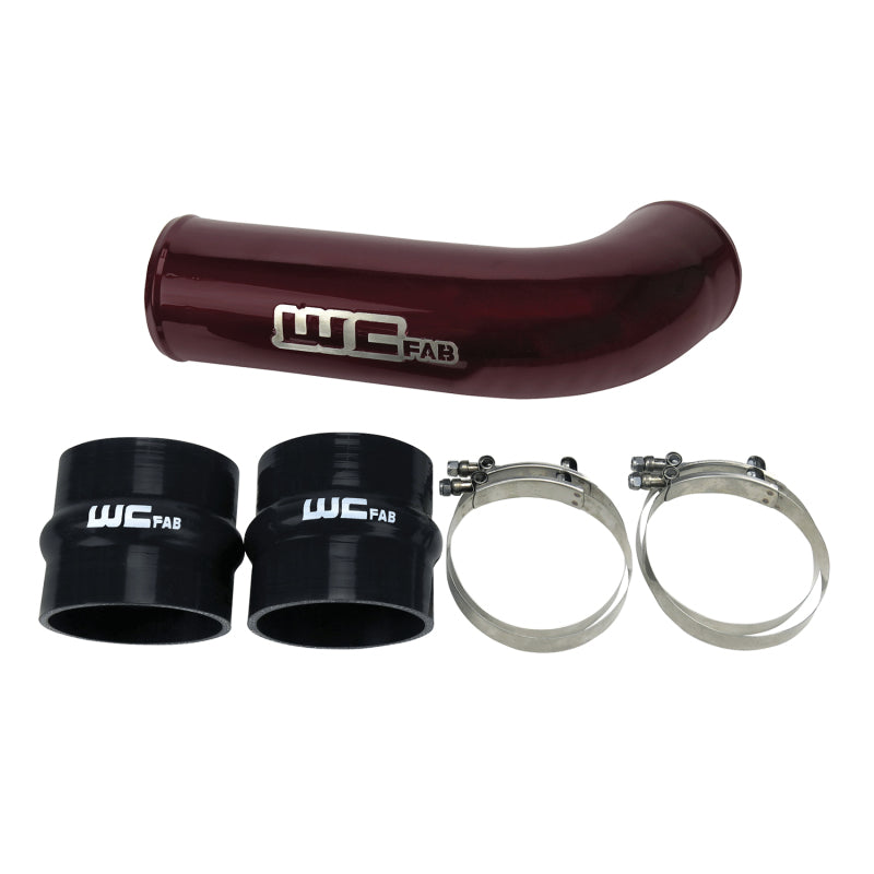 Wehrli 17-19 Chevrolet 6.6L L5P Duramax 4in Intake Pipe (Use w/OEM Air Box) - WCFab Red