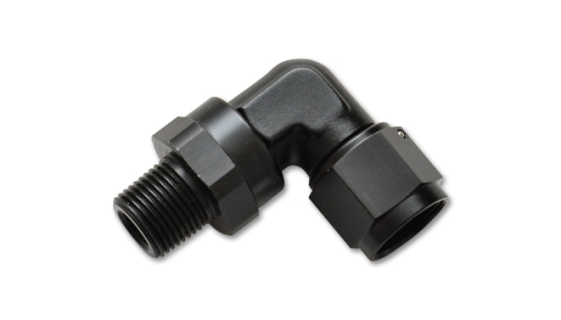 Vibrant -4AN to 1/8in NPT Female Swivel 90 Degree Adapter Fitting-Vibrant-797 Offroad