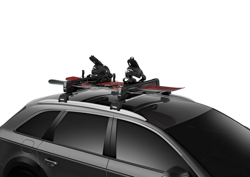 Thule SnowPack Extender Slide-out Ski/Snowboard Rack (Up to 6 Pair Skis/4 Snowboards) - Black