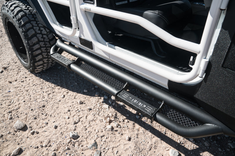 RBP RX-3 Step Bars 07-17 Jeep Wrangler Unlimited (4 Door) - Black