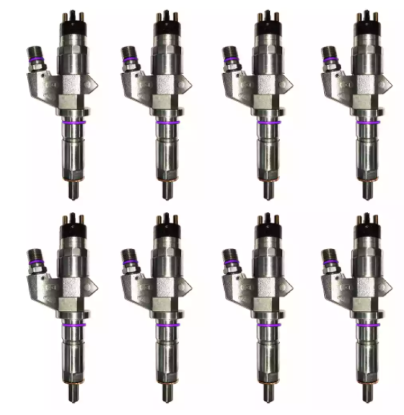 Exergy 01-04 Chevrolet Duramax LB7 Reman SAC 100% Over Injector (Set of 8)