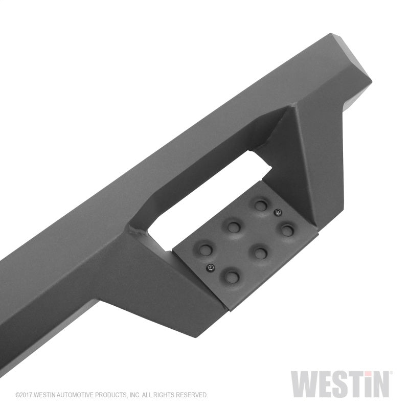 Westin/HDX 09-18 Dodge/Ram 1500 Crew Cab (5.5ft Bed) Drop Wheel to Wheel Nerf Step Bars - Txt Black