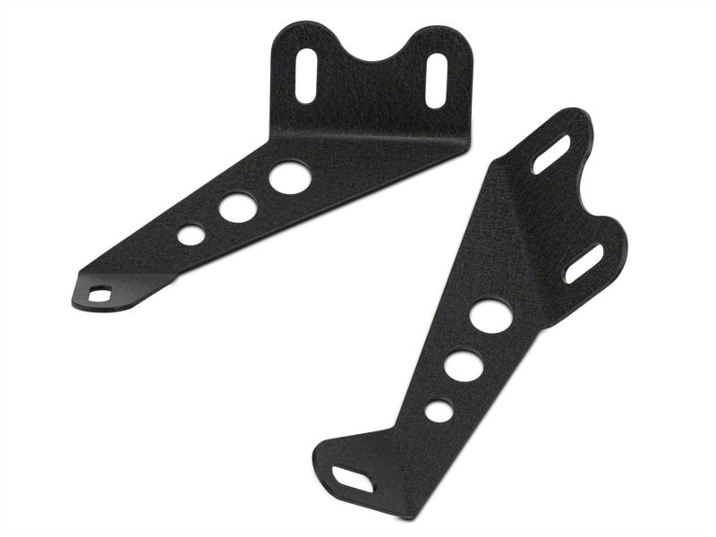 Raxiom 07-18 Jeep Wrangler JK 24-In Light Bar Hood Mounting Brackets