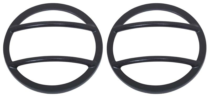 Kentrol 07-18 Jeep Wrangler JK Fog Light Cover Pair - Textured Black