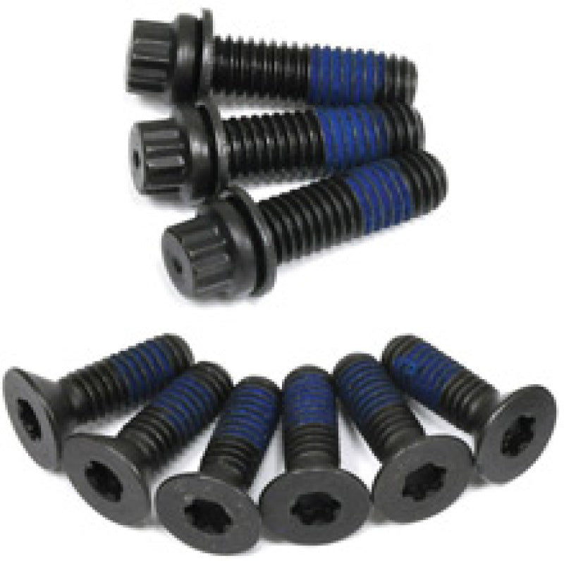 ATI Damper Bolt Pack - LS Y Body - 6 - 5/16 - 18x1 & 3 - 3/8 - 16x1 1/4 - Aluml Flat Head - 9 Bolts