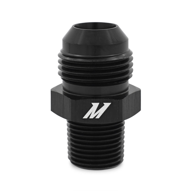 Mishimoto Aluminum -8AN to 1/4 NPT Fitting - Black