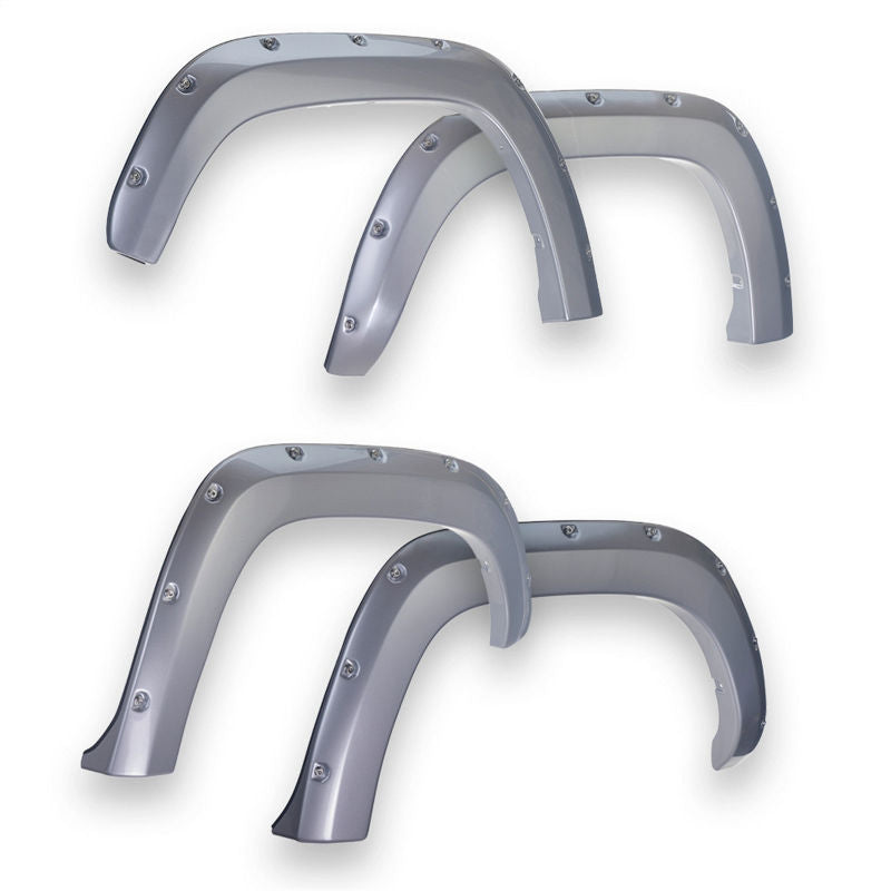 EGR 11-15 Ford Super Duty Bolt-On Look Color Match Fender Flares - Set - Ingot Silver