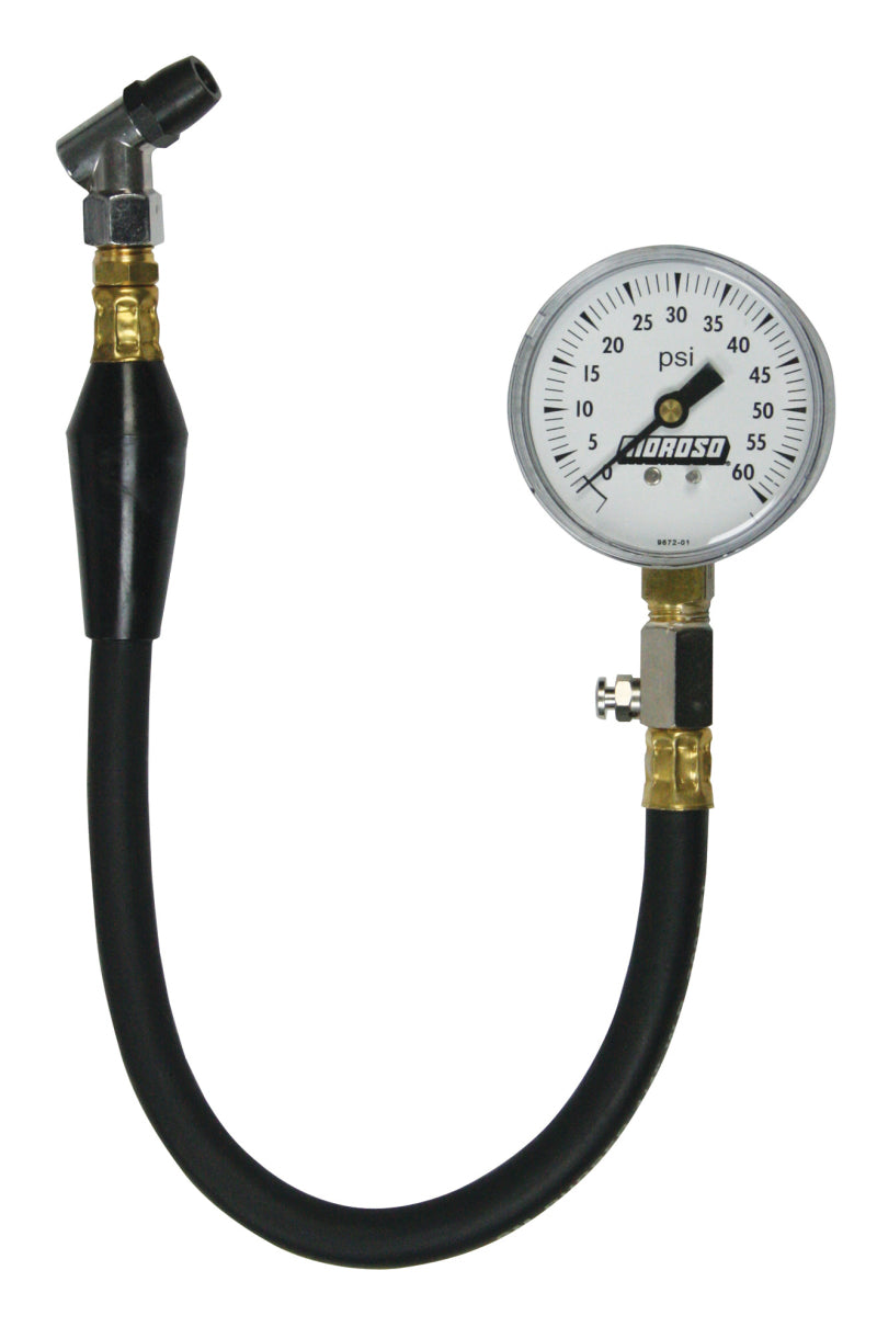 Moroso Tire Pressure Gauge 0-60psi - 2-5/8in Display - 2 Percent Accuracy