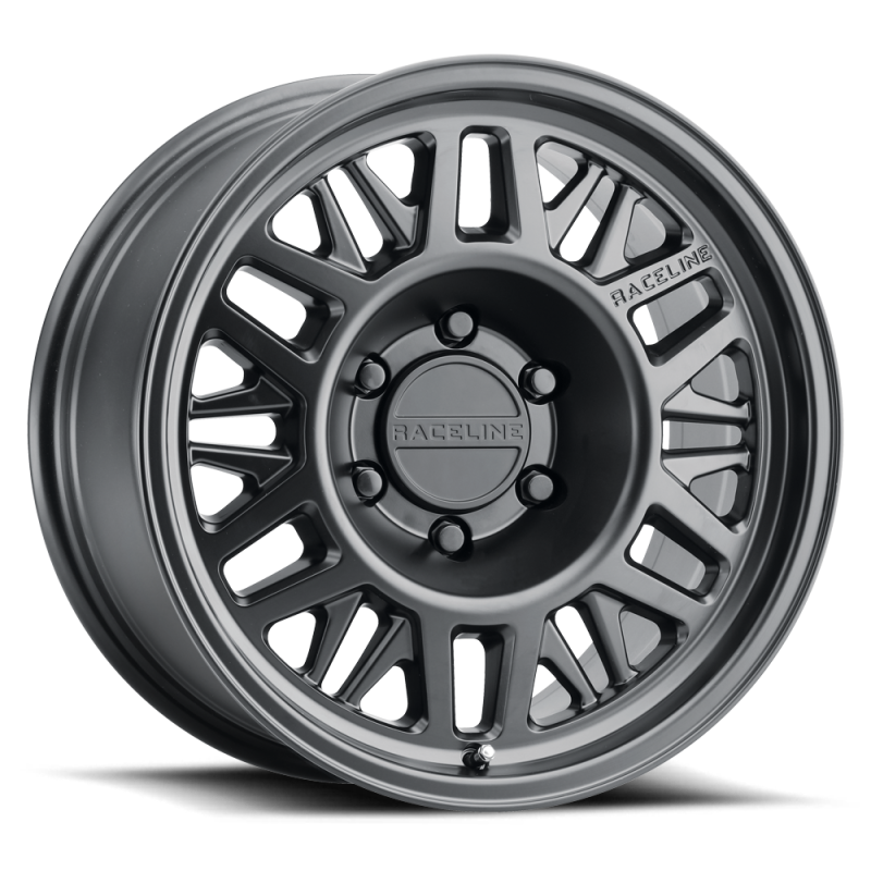 Raceline 451B Ryno 17x8.5in / 5x150 BP / 0mm Offset / 110.5mm Bore - Satin Black Wheel