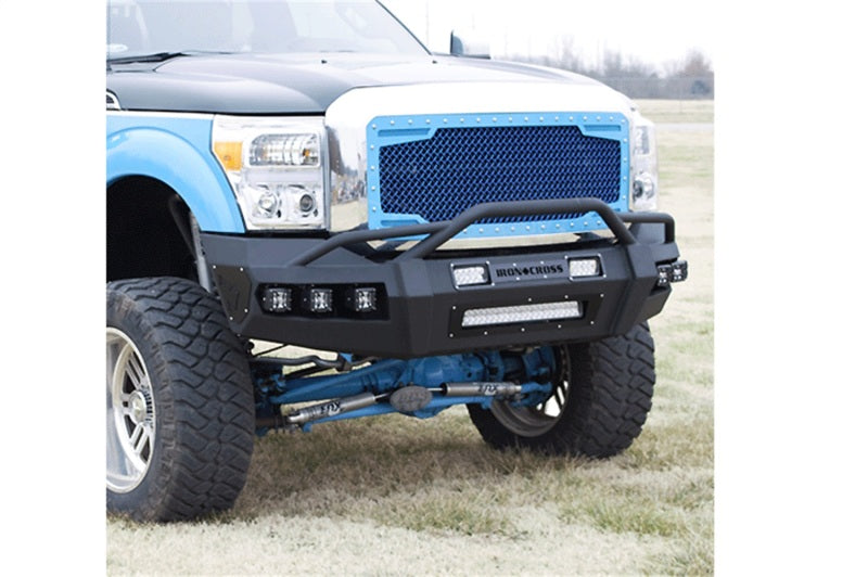 Iron Cross 11-16 Ford F-250/350 Super Duty Hardline Front Bumper w/Bar - Primer