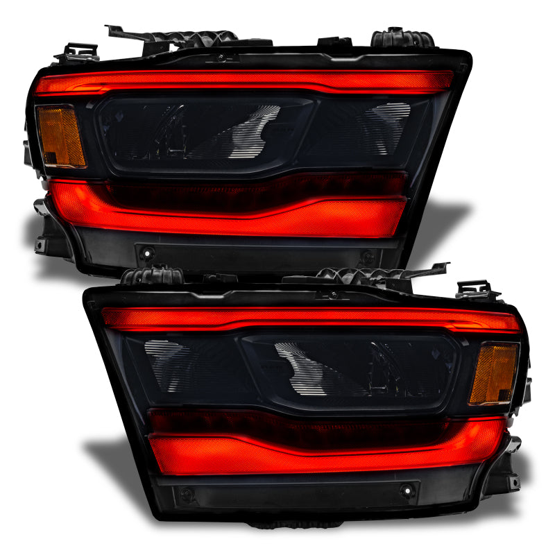 Oracle 19-21 Dodge RAM 1500 RGB+W Headlight DRL Upgrade Kit- Reflector LED Headlights - ColorSHIFT+W