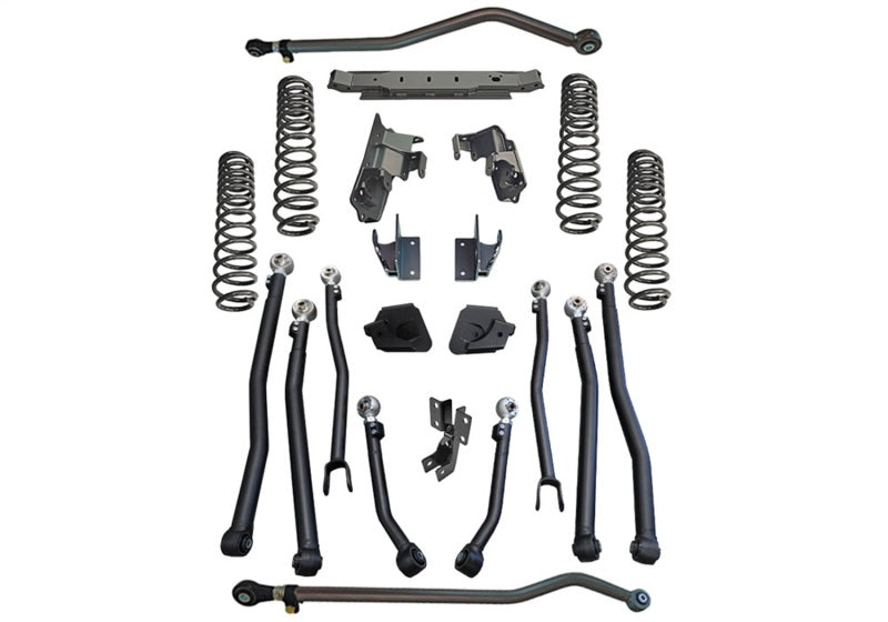 Superlift 18-23 Jeep Wrangler Unlimited 4in JLU Long Arm Kit - Fox RES Shocks