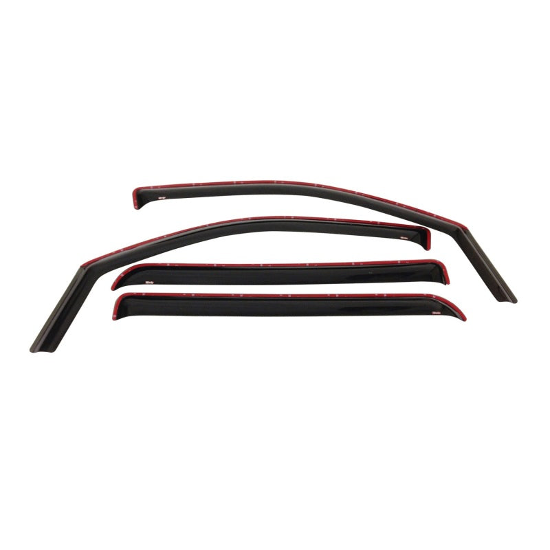 Westin 2006-2009 Dodge Ram Mega Cab Wade In-Channel Wind Deflector 4pc - Smoke