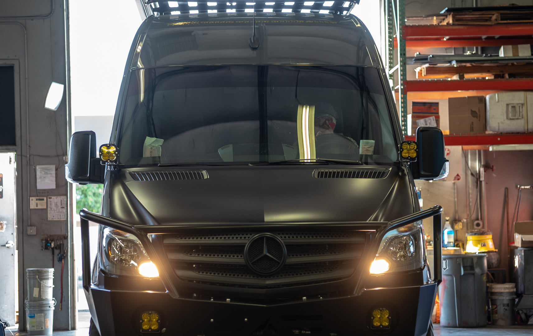 '07-18 Mercedes Sprinter Van SDHQ Built A-Pillar Light Mounts