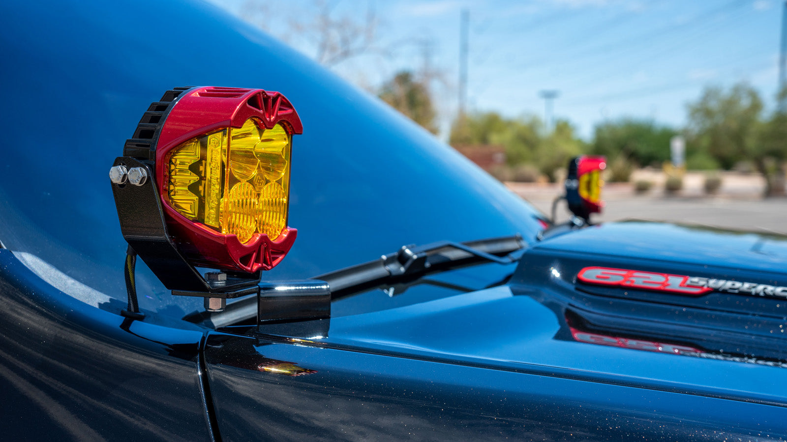 '21-23 Ram 1500 TRX SDHQ Built A-Pillar Light Mounts