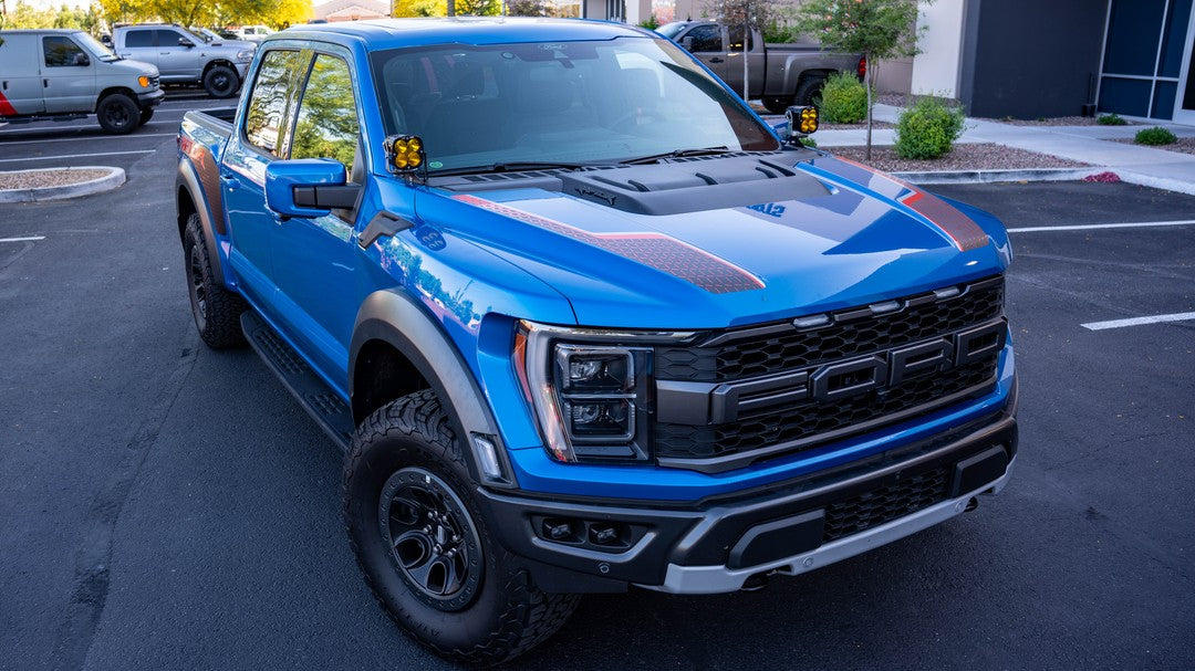 '21-23 Ford Raptor SDHQ Built A-Pillar Light Mounts