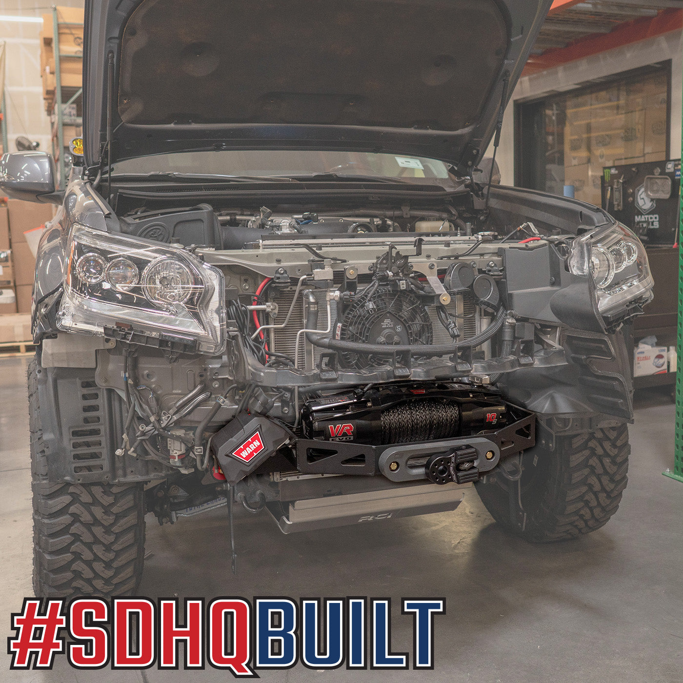 '14-Current Lexus GX460 SDHQ Built Winch Mount Kit