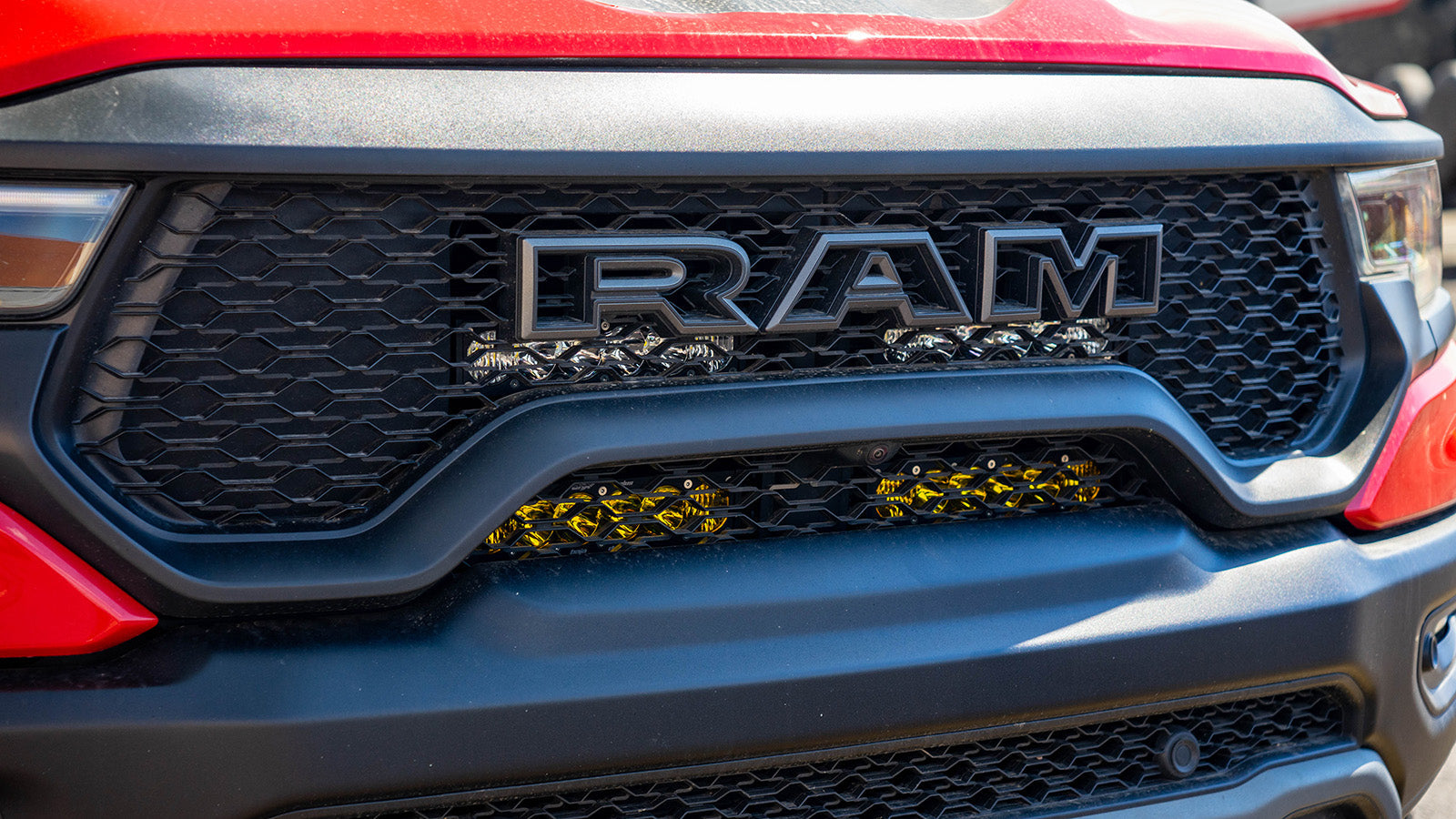 '21-Current Ram 1500 TRX SDHQ Built Behind the Grille LED Light Bar Mount