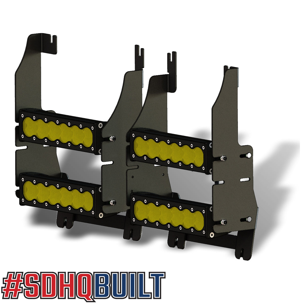 '19-Current Ram 1500 SDHQ Built "Build your Own" Behind the Grille LED Light Bar Mount