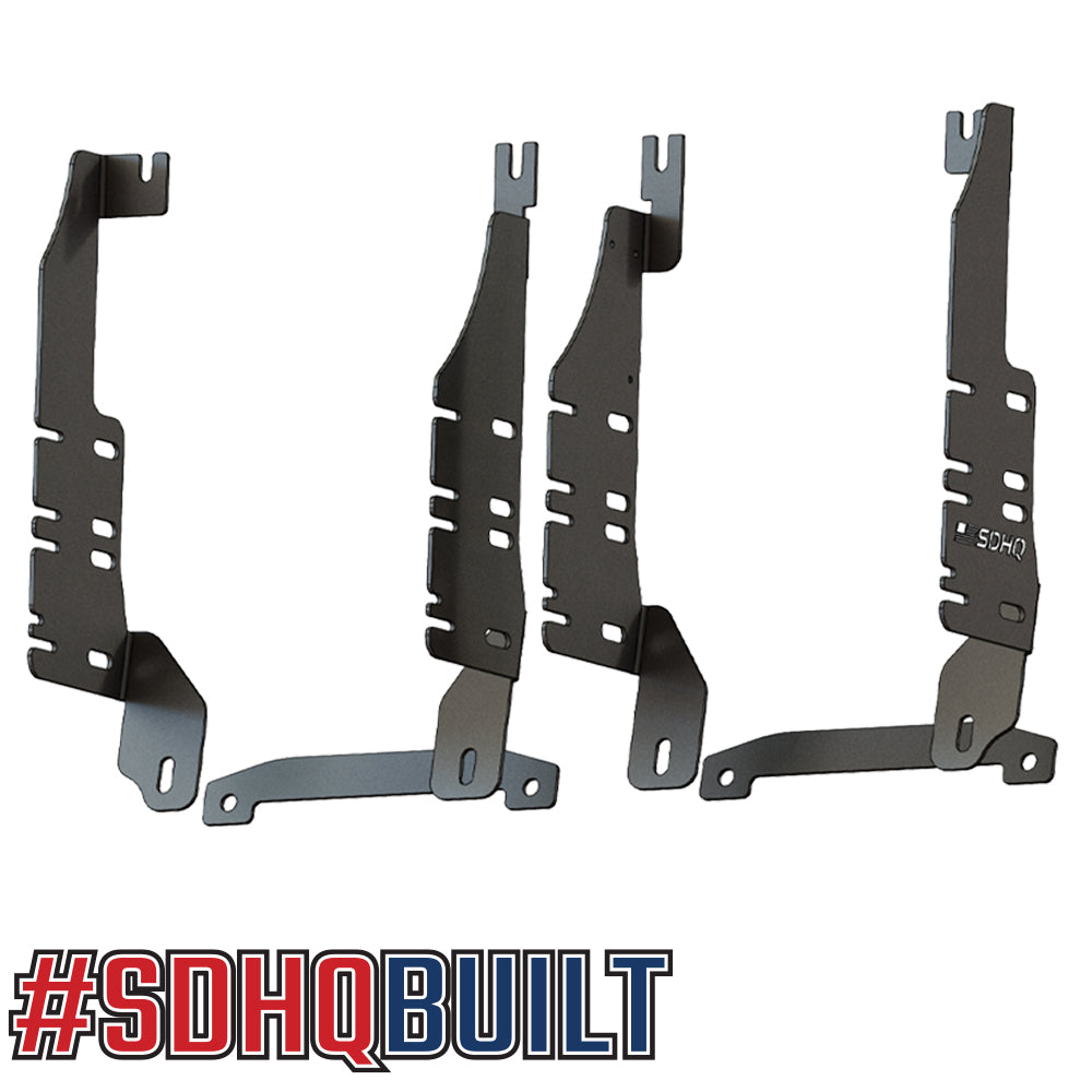 '19-Current Ram 1500 SDHQ Built "Build your Own" Behind the Grille LED Light Bar Mount