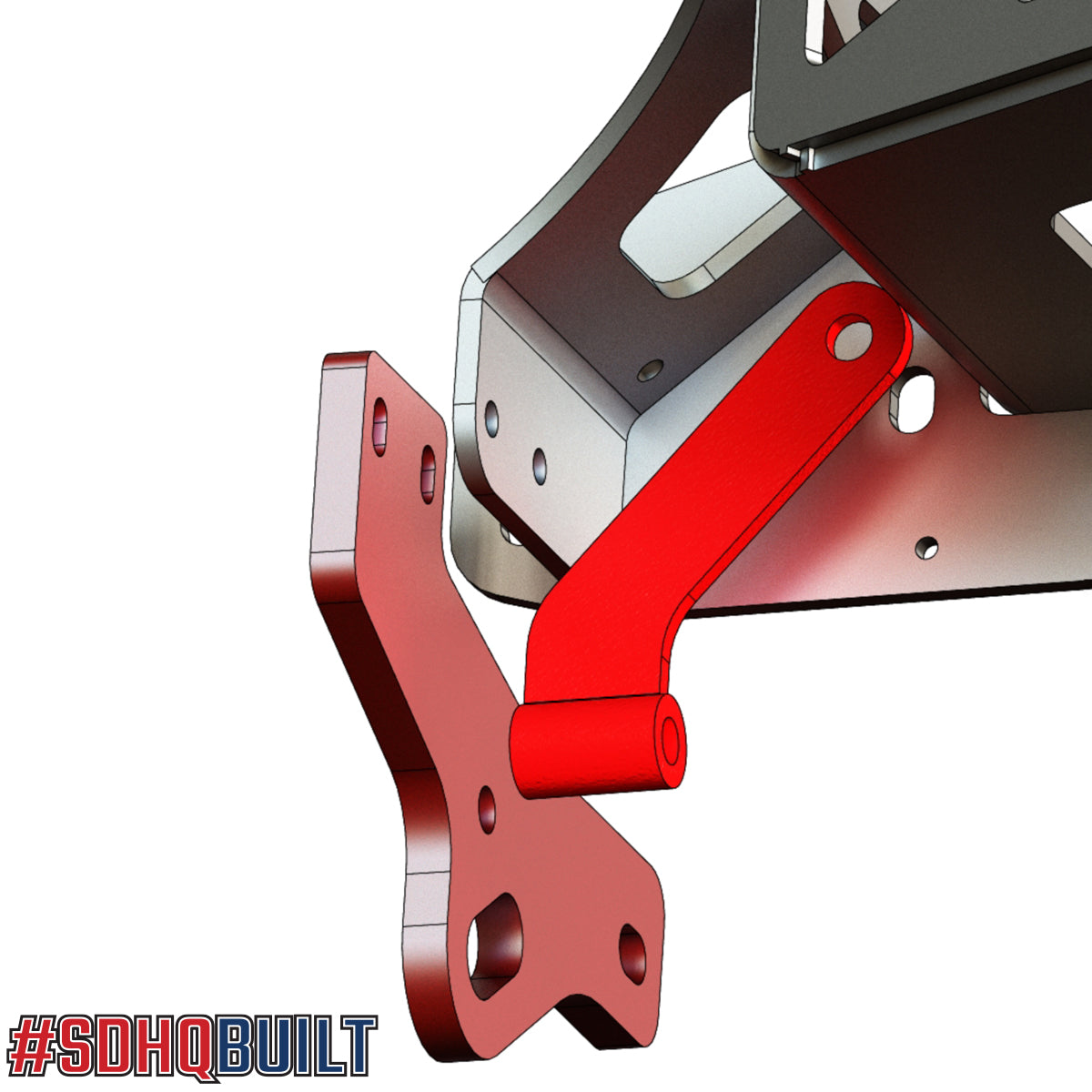 '10-Current Toyota 4Runner SDHQ Built Winch Mount Support Bracket Upgrade Kit